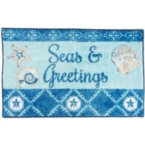 SEAS & GREETINGS 17 X 28 IN HOLIDAY ACCENT RUG